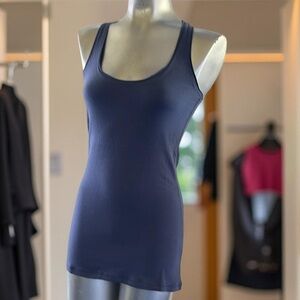 Women's 95% Cotton Blue Tank Top - size S, M & L